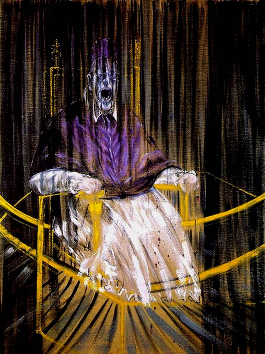 Study after Velazquez's Portrait of Pope Innocent X Francis Bacon painting